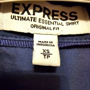 Express Essential Stretch Ladies Dress Shirt Size XS